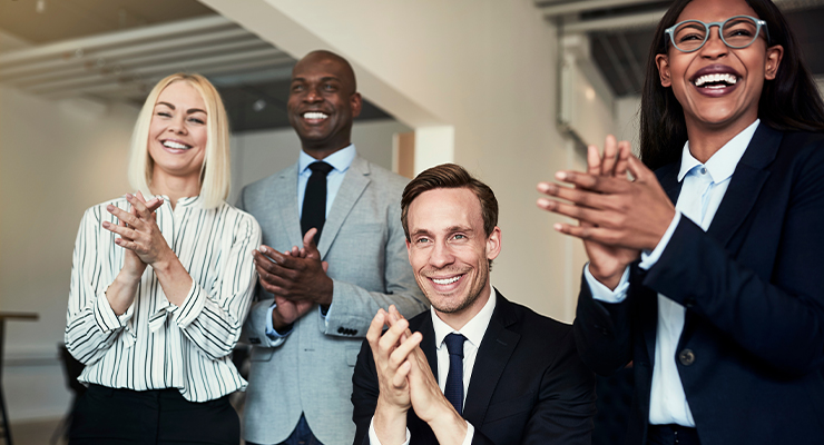 group of diverse professionals